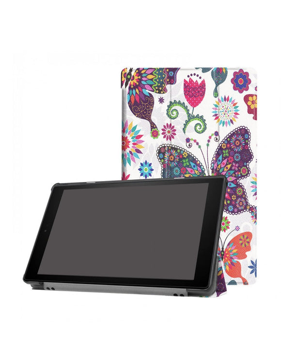 Funda Fibra De Tablet Fire HD10 ( 11va Gen ) - Diseño Mariposas