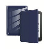 Funda Transparente Kindle Basic 2024 - 11va Gen tapa color Azul