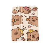 Funda Kindle Basic 2024 - 11va Gen Diseño Capibara Fondo Blanco