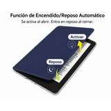 Funda Transparente Kindle Basic 2024 - 11va Gen tapa color Azul