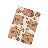 Funda Kindle Basic 2024 - 11va Gen Diseño Capibara Fondo Blanco