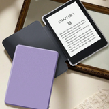 Funda Transparente Kindle Basic 2024 - 11va Gen tapa color Morado