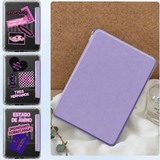 Funda Transparente Kindle Basic 2024 - 11va Gen tapa color Morado