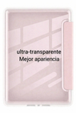 Funda Kindle Paperwhite 12th Transparente Tapa Rosado