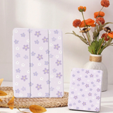 Funda Kindle Paperwhite 12th Diseño FLORES MORADAS
