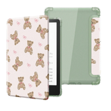 Funda Kindle Basic 2024 - 11va Gen diseño OSITO FONDO BLANCO