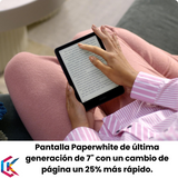 Kindle Paperwhite Signature Edition (12th Gen)+ Funda Transparente con Brillo