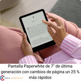 📖 Kindle Paperwhite 12th Gen (16GB) Negro + Funda Bosque