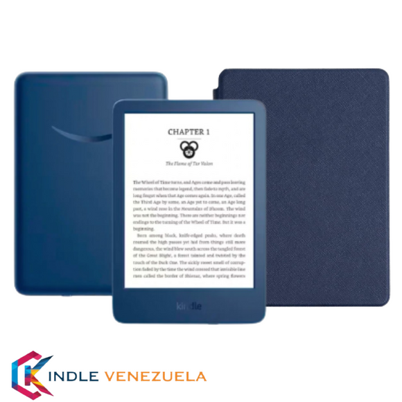 Kindle 2022 16GB Denim + Funda Color Azul