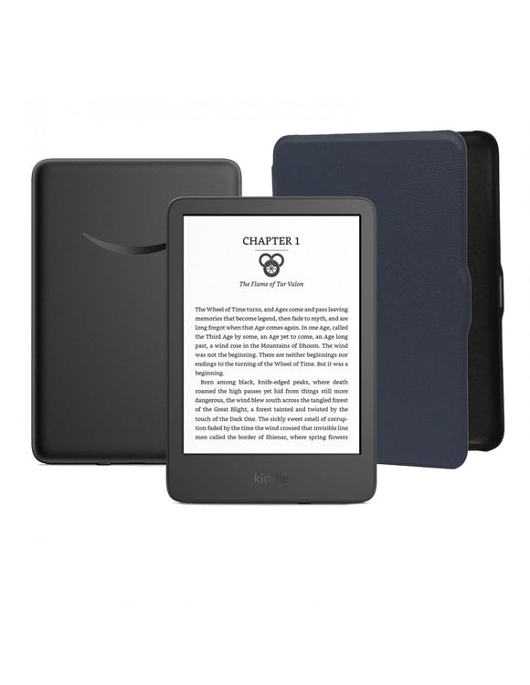 Kindle 2022 16GB Negro + Funda Color Azul